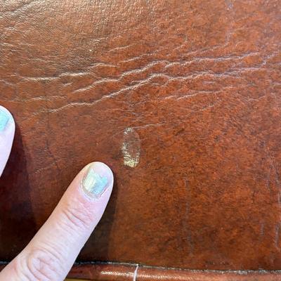 Vinyl Armchair and Ottoman (O-BC)