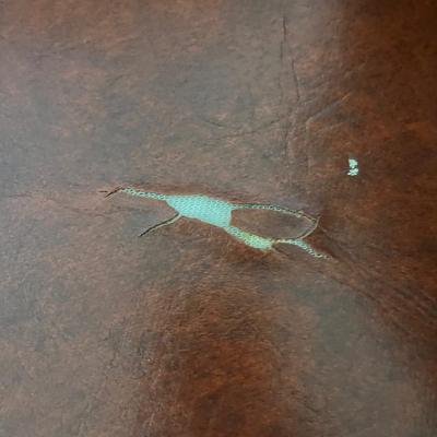 Vinyl Armchair and Ottoman (O-BC)