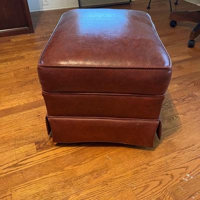 Vinyl Armchair and Ottoman (O-BC)