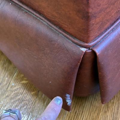 Vinyl Armchair and Ottoman (O-BC)