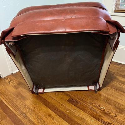 Vinyl Armchair and Ottoman (O-BC)