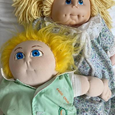 Sale Photo Thumbnail #469: Lot of 4 handmade cabbage patch dolls