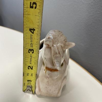 Small unicorn ceramic planter