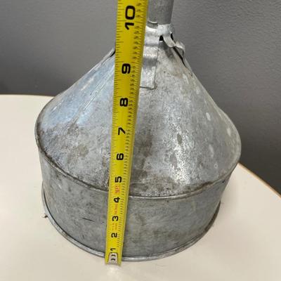 Vintage metal funnel