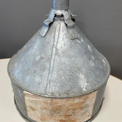 Vintage metal funnel