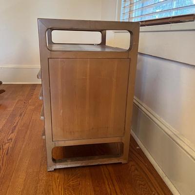 Mid-Century Modern Wooden Magazine Rack or Side Table (UH-BC)