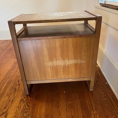 Mid-Century Modern Wooden Magazine Rack or Side Table (UH-BC)