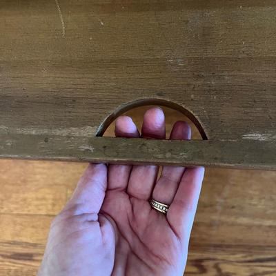 Mid-Century Modern Wooden Magazine Rack or Side Table (UH-BC)