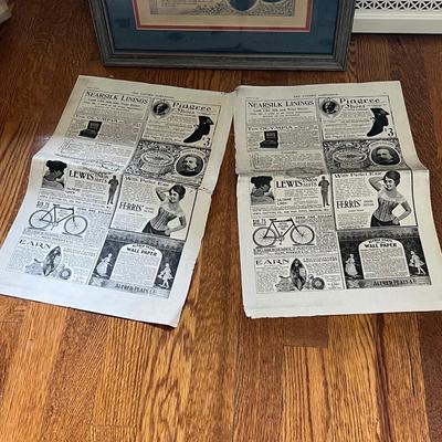 Framed Ayer's Sarsaparilla & Youth Companion Advertisements (B3-RG)