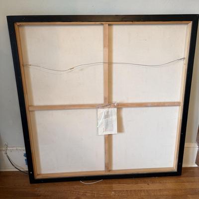 Framed artwork Titled “Buddha Study” By Fabrice De Villeneuve (B2-MG)