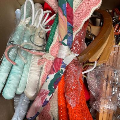 Large box of hangers