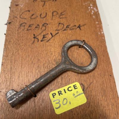 1926-7 T Coupe rear deck key