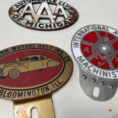 5 different License plate toppers