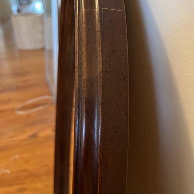 Oval Wooden Mirror by Lenoir Mirror Company (UH-BC)