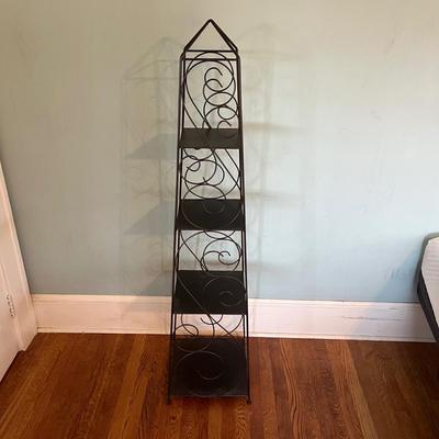 Metal Scrollwork Shelf (B1-BC)