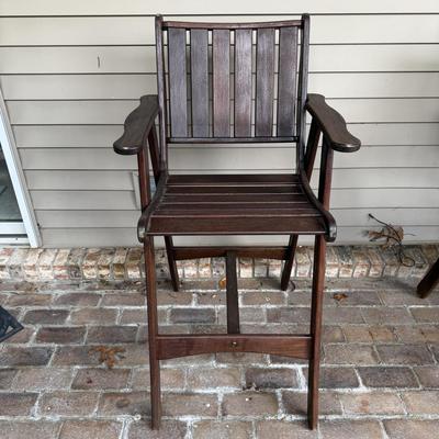 Wooden Bar Height Table & Chairs (BD-MG)