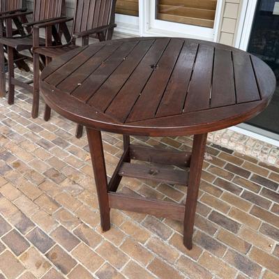 Wooden Bar Height Table & Chairs (BD-MG)