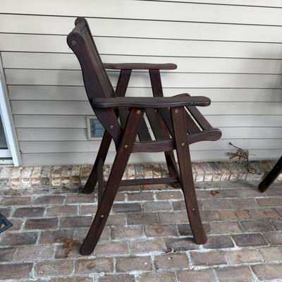 Wooden Bar Height Table & Chairs (BD-MG)