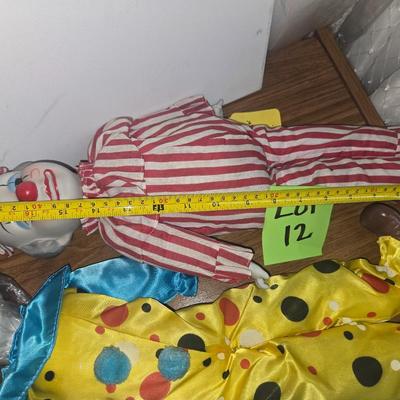 Sale Photo Thumbnail #47: Porcelain clowns