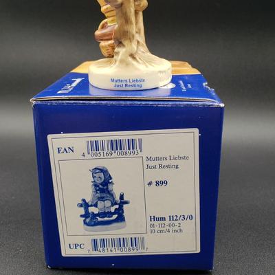 LOT 403: Assortment of Hummel Figurines and Mini Collector Plates with Original Boxes; First Issue; Goebel Germany