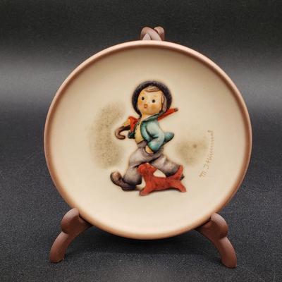 LOT 403: Assortment of Hummel Figurines and Mini Collector Plates with Original Boxes; First Issue; Goebel Germany