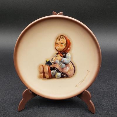 LOT 403: Assortment of Hummel Figurines and Mini Collector Plates with Original Boxes; First Issue; Goebel Germany