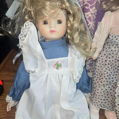 Sale Photo Thumbnail #65: Lot of porcelain and assorted dolls