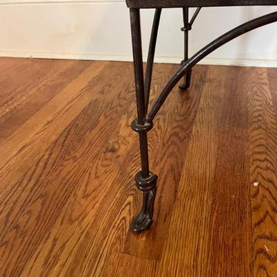 Small Wicker Trunk on Metal Frame (B1-BC)