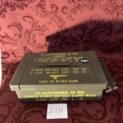 Vietnam Era Ammunition Box