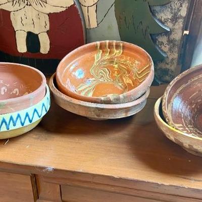 Sale Photo Thumbnail #47: Antique Decorative Ceramic Bowls