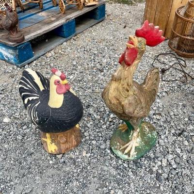 Sale Photo Thumbnail #57: Vintage Ceramic Decorative Chickens