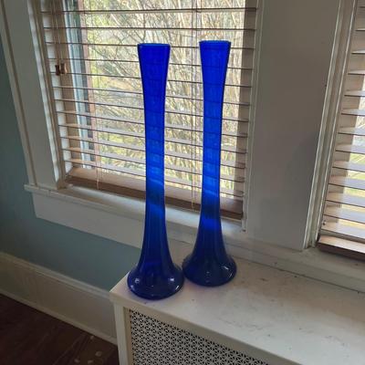Beautiful Blue Cobalt Vases (B1-BC)