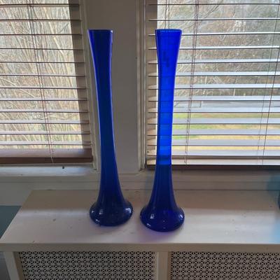 Beautiful Blue Cobalt Vases (B1-BC)