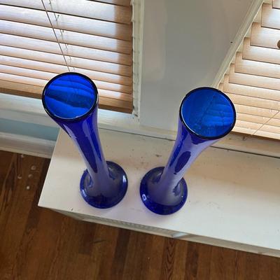 Beautiful Blue Cobalt Vases (B1-BC)