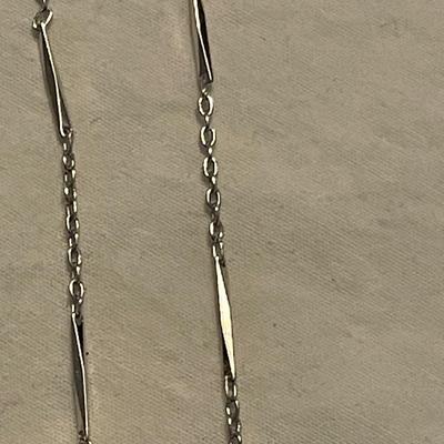 THREE STERLING SILVER NECKLACES