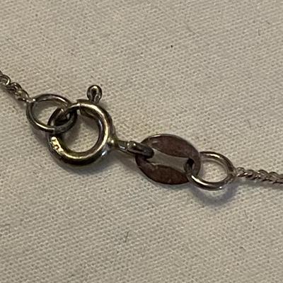 THREE STERLING SILVER NECKLACES