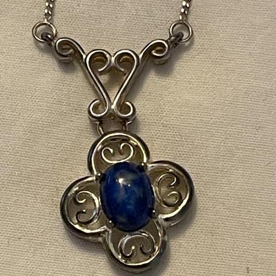 THREE STERLING SILVER NECKLACES