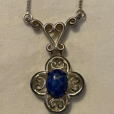 THREE STERLING SILVER NECKLACES