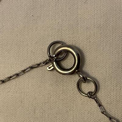 THREE STERLING SILVER NECKLACES