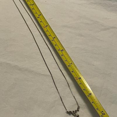 THREE STERLING SILVER NECKLACES