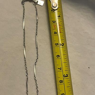 THREE STERLING SILVER NECKLACES