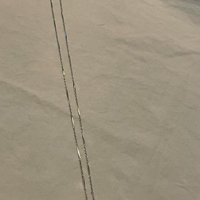 THREE STERLING SILVER NECKLACES