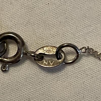 THREE STERLING SILVER NECKLACES