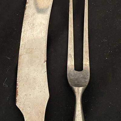 STERLING CARVING SET