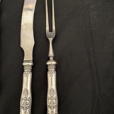 STERLING CARVING SET