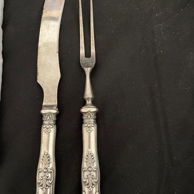 STERLING CARVING SET