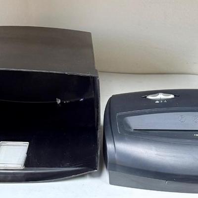 Sale Photo Thumbnail #395: Electric paper shredder. Tested, runs quiet and strong, shreds nicely.