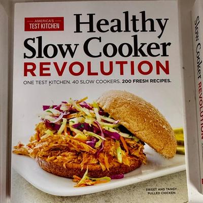 Sale Photo Thumbnail #410: 5 cookbooks, near new condition. Soft cover.