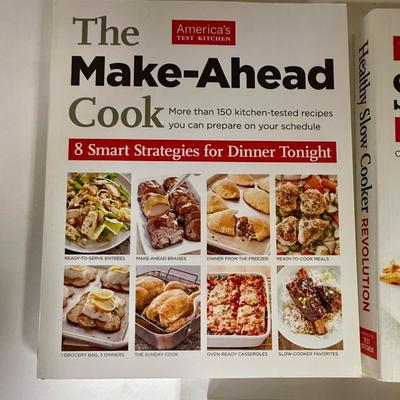 Sale Photo Thumbnail #409: 5 cookbooks, near new condition. Soft cover.
