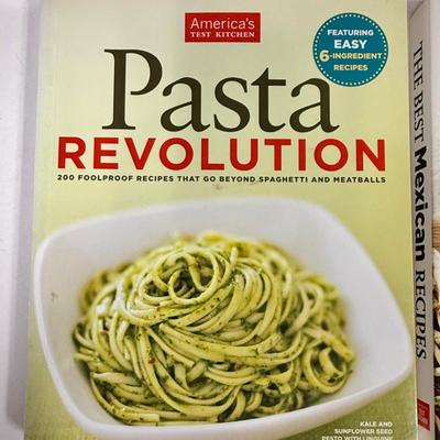 Sale Photo Thumbnail #412: 5 cookbooks, near new condition. Soft cover.